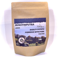 bukstiņputra ar gaļu un kartupeliem