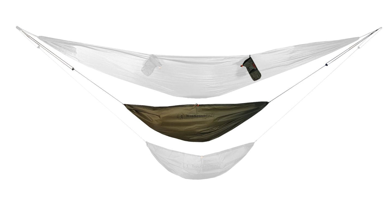 Bushmen B-COVER™ Gear Slings (Mini-hammock for things + Backpack cover) 75g - Outfish