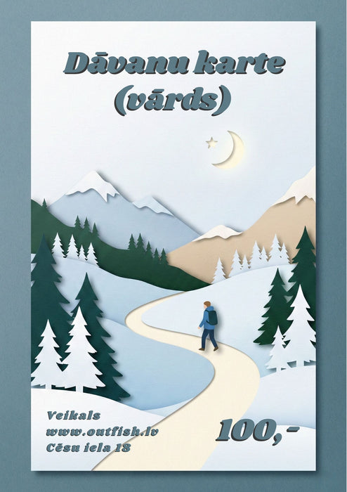 Gift Card "Ceļš ir svarīgāks par galamērķi"