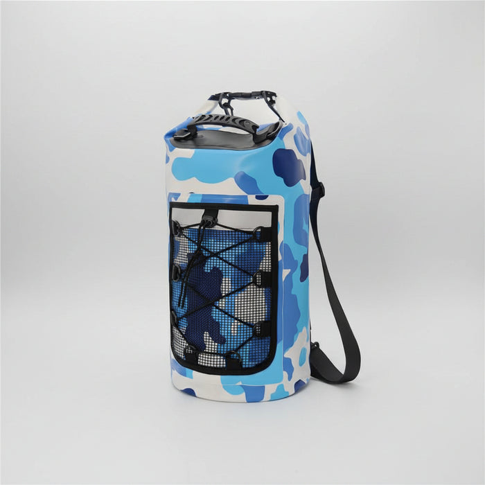 Peldošā sausā mugursoma, maskējoša, zila / 20L