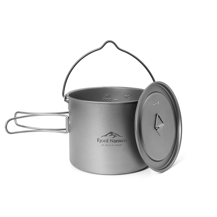Titanium Camping Pot Fjord Nansen JACON TITANIUM POT 1100 ml