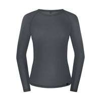 Fjord Nansen RIX LONGSLEEVE WOMEN T-Shirt – Rocky Grey