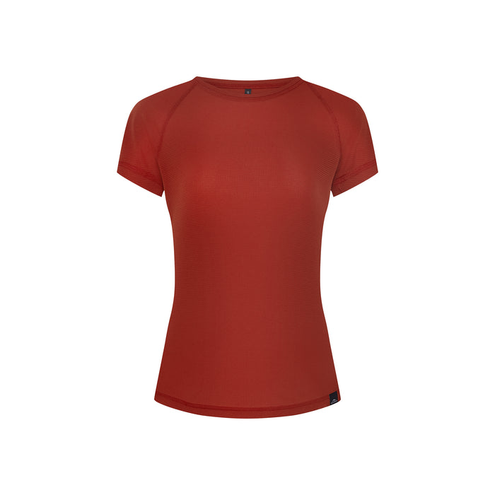 Fjord Nansen RIX T-SHIRT WOMEN T-Shirt – Oaky Red