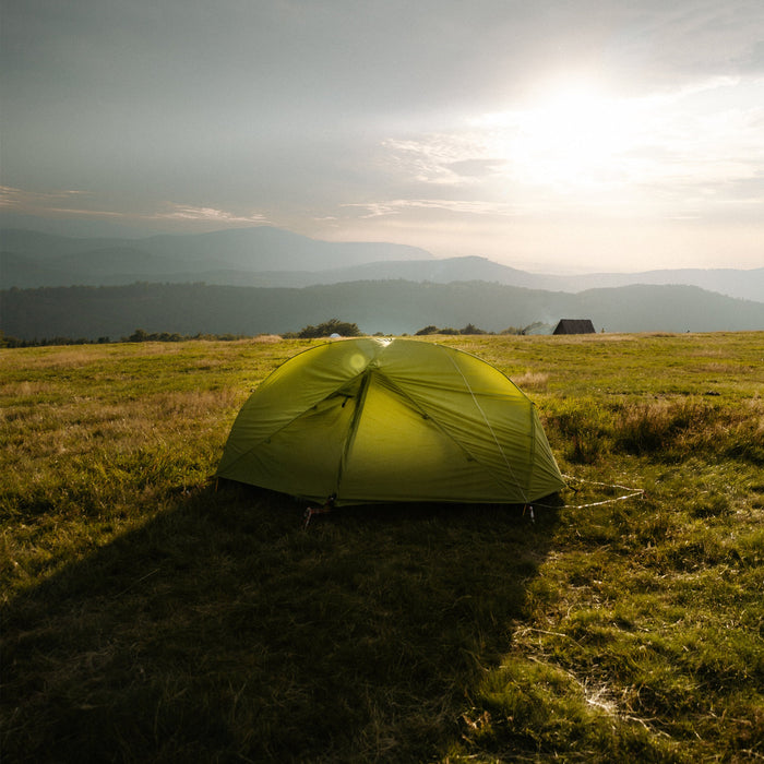 Ultralight telts Fjord Nansen Tromvik Nylon Ripstop 15D vienvietīga telts / 1,5 kg 