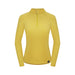 Fjord Nansen VIK 1/4 ZIP WOMEN Sweatshirt – Amber Yellow