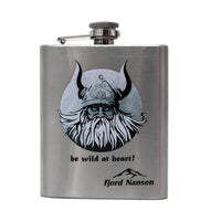 Steel Hip Flask Fjord Nansen VILL VIKING 0.2 L — 110 g