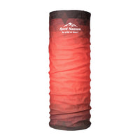 fjord nansen galvas sega, daudzfunkcionāla, sarkana, piemērota pārgājieniem un āra aktivitātēm Latvijas laikapstākļiem