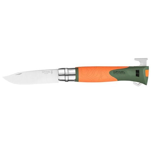 Opinel knife N°12 Explore - Tick Remover - Orange