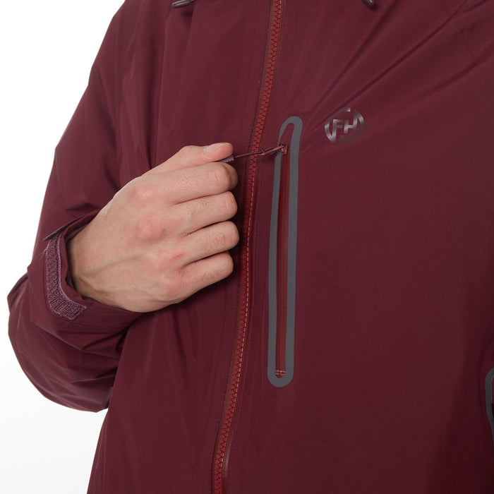 Водонепроницаемая (10 000 мм) мембранная куртка FHM Pharos бардовая
