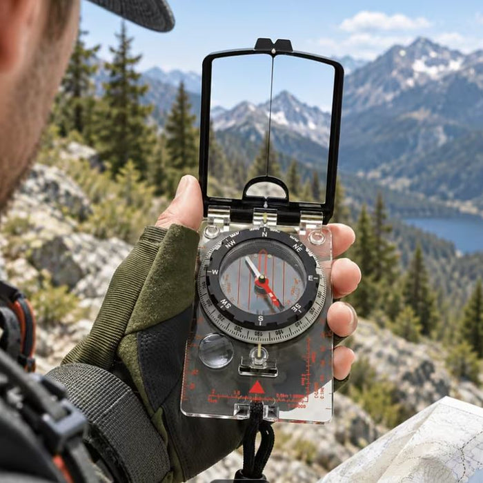 Professional Flip-Top Outdoor Multi-Functional Compass