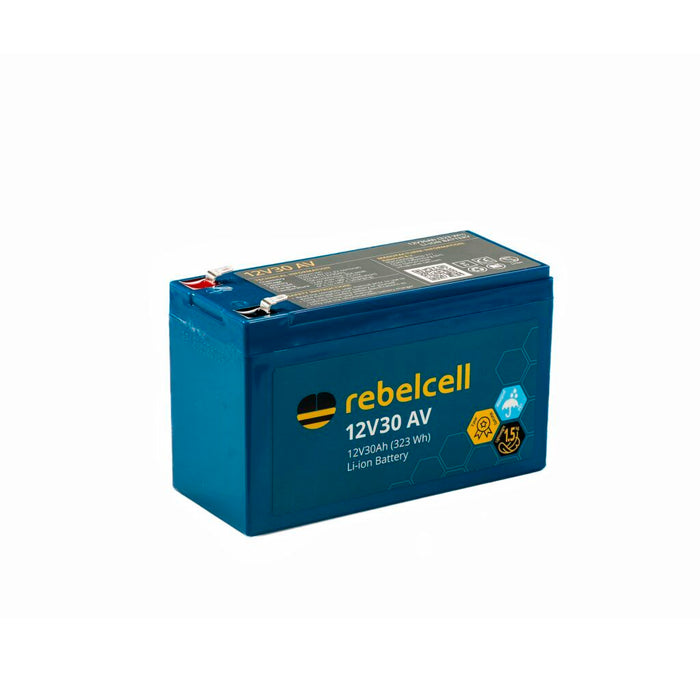Rebelcell 12V30 AV — 30Ah Lithium Battery, 323Wh