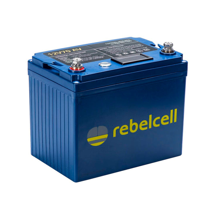Rebelcell 12V70 AV — 70Ah Lithium Battery, 836Wh