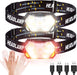 Goanddo LED Sensor Headlamp, USB Rechargeable 2500 Lumen - Outfish