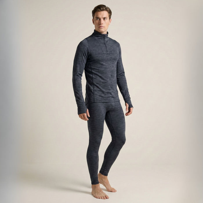 Men's Thermal Shirt “Snow Shield” Extra Warm Black