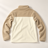 HUMTTO 37W332B-1 beige fleece — Back view