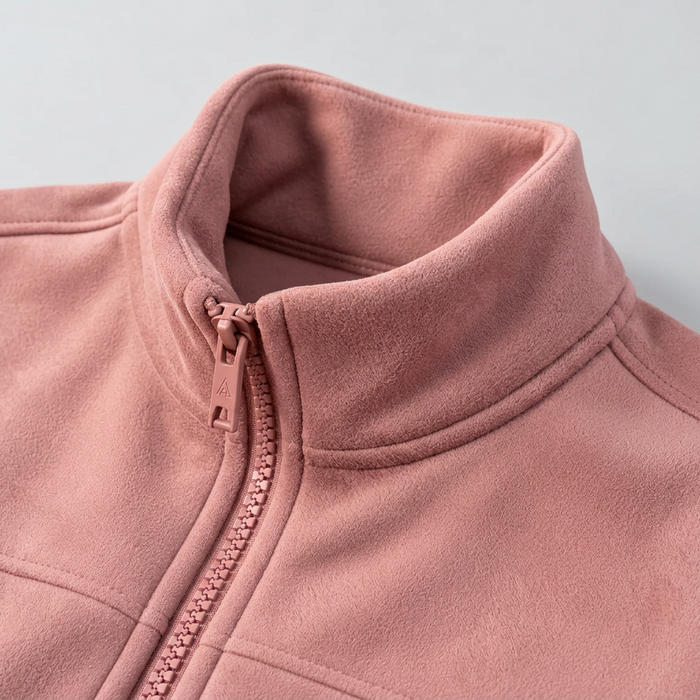 HUMTTO Rose Powder fleece texture close-up