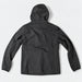 HUMTTO men's softshell jacket 38W205A-2 Carbon Ash back view with hood