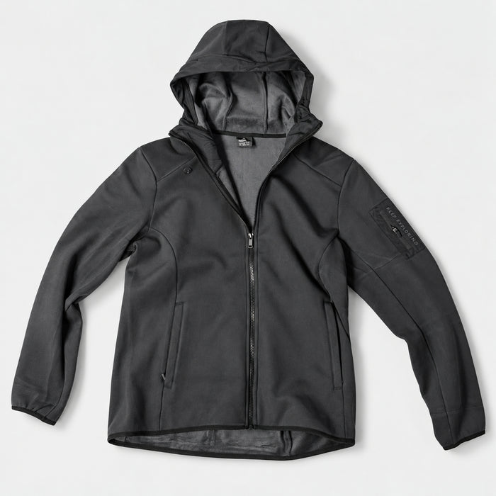 HUMTTO men's softshell jacket 38W205A-2 Carbon Ash front view