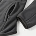 HUMTTO men's softshell jacket 38W205A-2 zippered hand pocket and elastic cuff detail