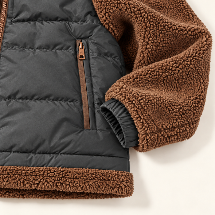 HUMTTO Coffee Brown 38W269A-1 cuff detail
