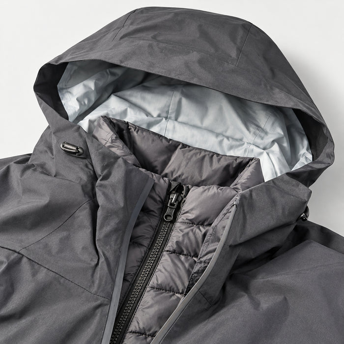 HUMTTO 48C178A-3 rain jacket, hood and lining detail