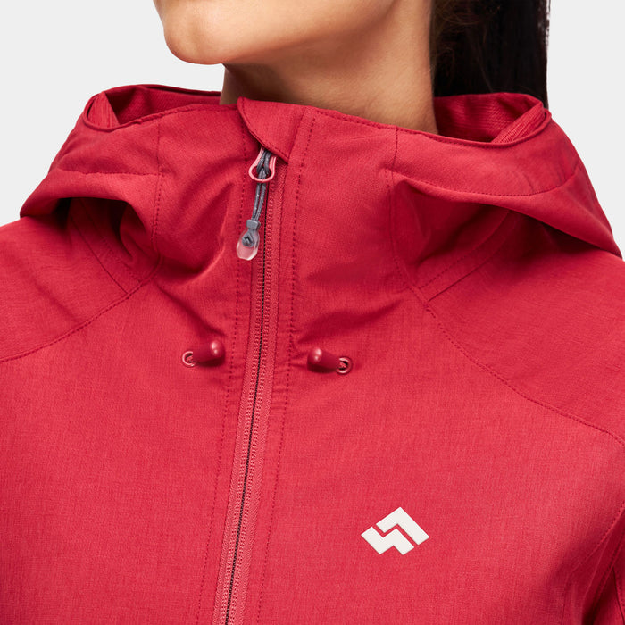 Alpinus Majadita sieviešu softshell jaka sarkana