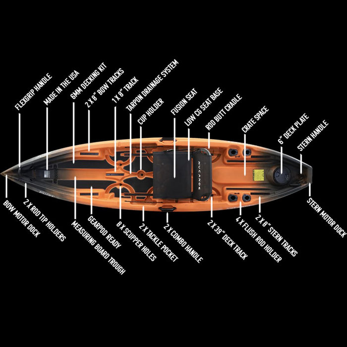 Makšķerēšanas kajaks NuCanoe Flint