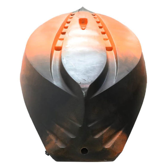 NuCanoe makšķerēšanas kajaks, armijas kamuflāža, stabils atvērtās klases dizains, pielāgojams aprīkojumam Latvijas apstākļiem.