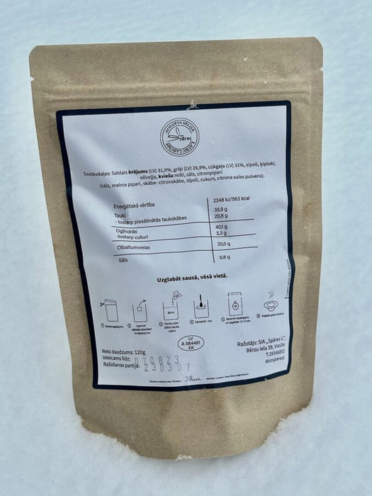 Griķu maltīte ar malto gaļu saldā krējuma mērcē (Buckwheat meal) 563kcal