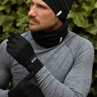 Unisex merino cimdi, melni, termiski piemēroti ziemas pārgājieniem Latvijas apstākļos.