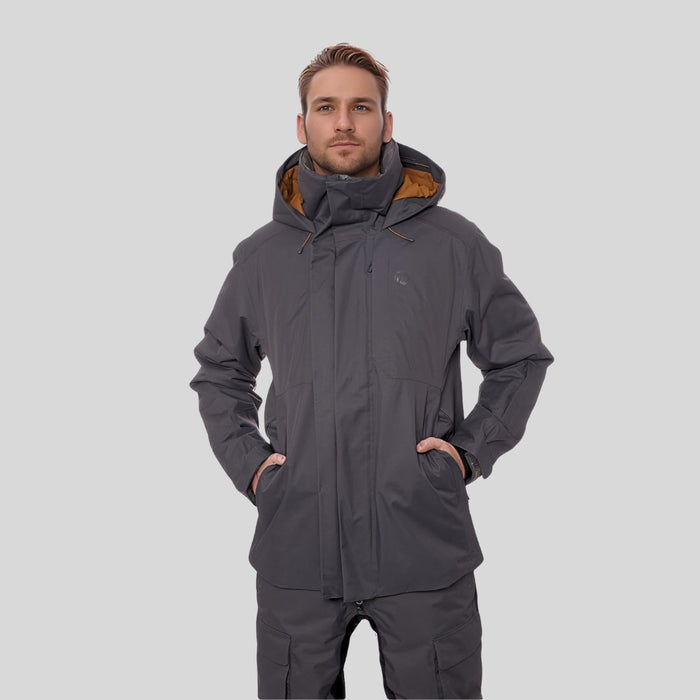 Ūdensnecaurlaidīga jaka FHM Mist siltināta pelēka 20000 mm