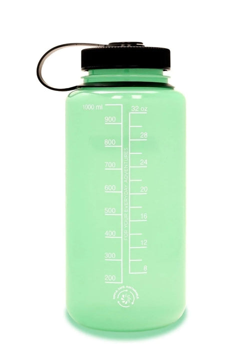 Nalgene Sustain Wide Mouth Water Bottle - 32 oz Glow Green