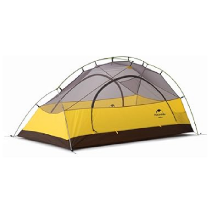 - Naturehike Star River 2 Ultralight 2 Person Backpacking Tent in dzeltenā un melnā krāsā
- Uzticams un izturīgs dizains piemērots jebkuram laikapstākļiem un sezonām
- Viegls un kompakts, piemērots pārgājieniem, kempingam un citiem piedzīvojumiem
- Dubultslāņa ventilācija un augstas izturības alumīnija stienīši
- Viegli uzstādāms un spontāni stāvošs dizains
- Nodrošina pietiekami daudz vietas, lai ērti izmitinātu divus cilvēkus
- Naturehike