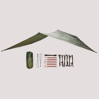 Bushmen Easy Tarp Nojume 4x3 Zaļā 850 g