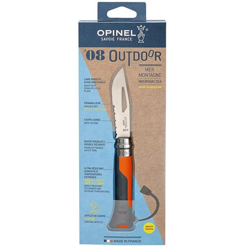 Opinel knife Outdoor Orange 08