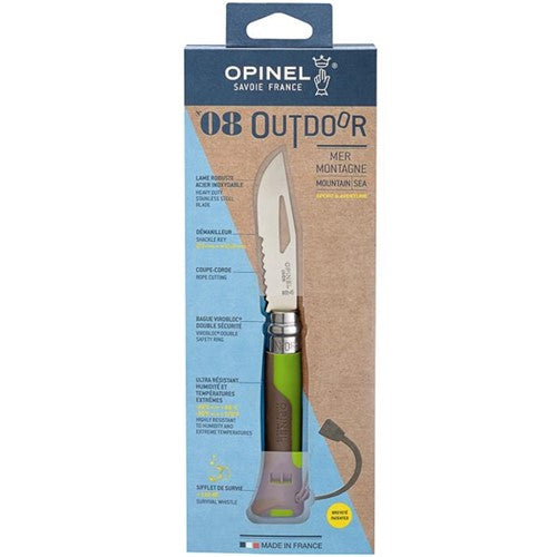 Opinel knife Outdoor Earth-Green 08 - Outfish