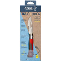 Opinel knife Outdoor Earth-Red 08 - Outfish