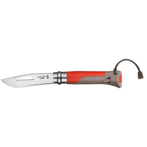 Opinel knife Outdoor Earth-Red 08 - Outfish
