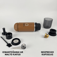Pārnēsājams kafijas automāts Espresso Coffee Maker Outfish pašuzsildošs plastmasas korpuss ar 19 bar spiedienu – produkta attēls 5