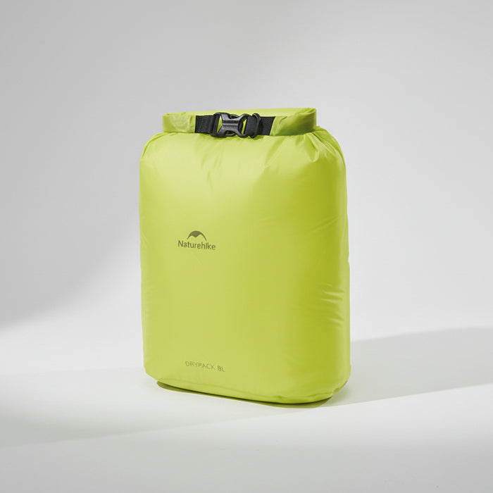 Гермомешок Naturehike 8L Водонепроницаемый roll-top компактный зелёный