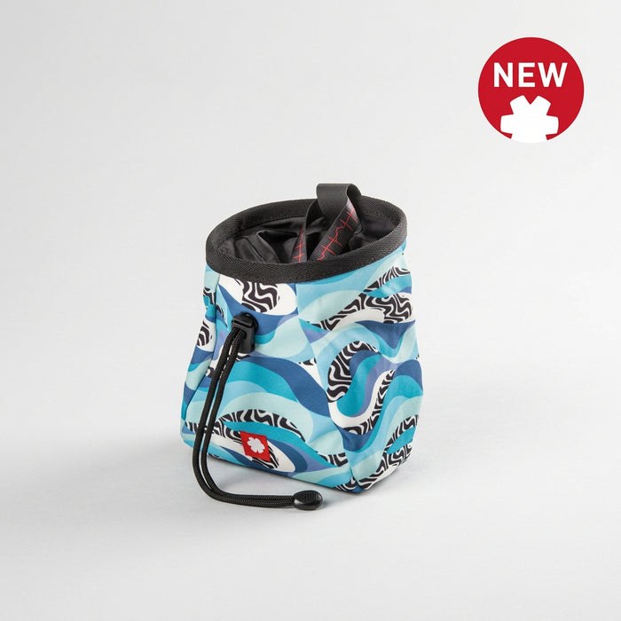 Magnēzija maisiņš Ocún Lucky + Belt ar jostu MarbleWave
