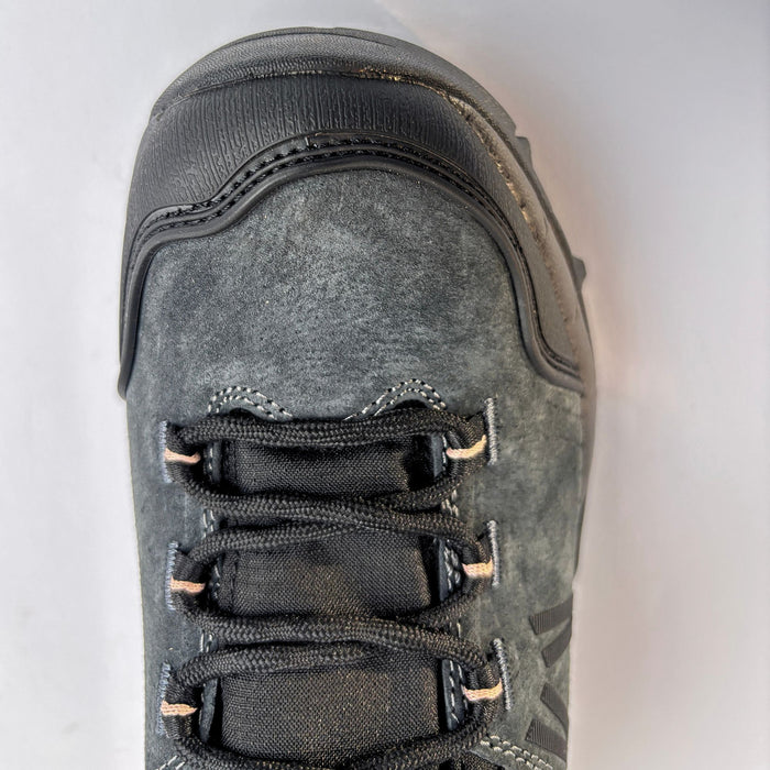 humtto pārgājienu apavi ar ādas purngalu un purngala aizsardzību, tumši zaļi, tuplāns trekinga apaviem