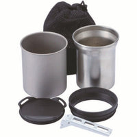 SOTO termokrūze no nerūsējošā tērauda, 182g, tūrisma mugursomai, kempingam un pārgājieniem Latvijas apstākļiem.