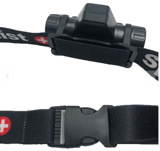 specialist+ galvas lampa, 120 lūmeni, regulējams elastīgs siksniņa, piemērota pārgājieniem un kempingam Latvijas apstākļos