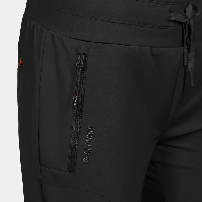Alpinus Tatlica sieviešu ātri žūstošas pārgājienu bikses melnā krāsā