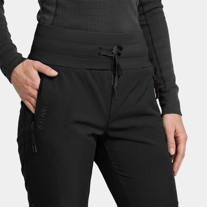 Alpinus Tatlica sieviešu ātri žūstošas pārgājienu bikses melnā krāsā