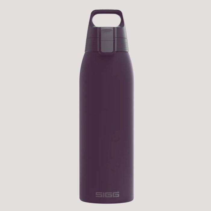 sigg termosflakons therm one nocturne, metālisks, violeti melns, piemērots pārgājieniem un kempingam