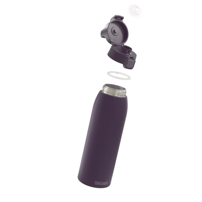 sigg thermoflask termosflakons ar dubulto vakuuma sienu, melns, piemērots pārgājieniem un ikdienai Latvijā