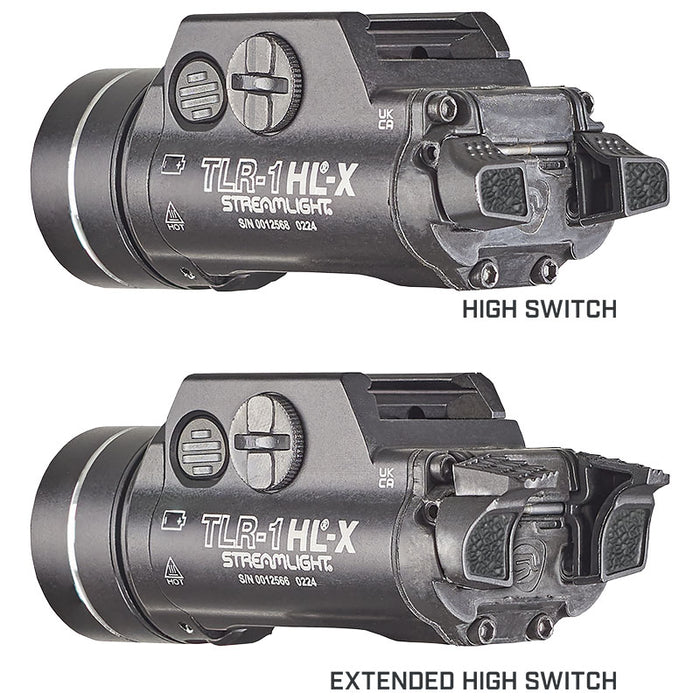 Ieroča lukturis Streamlight TLR-1 HL-X melns sliedē montējams
