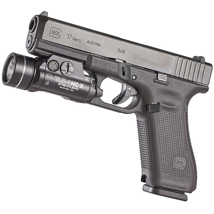 Ieroča lukturis Streamlight TLR-1 HL-X melns sliedē montējams